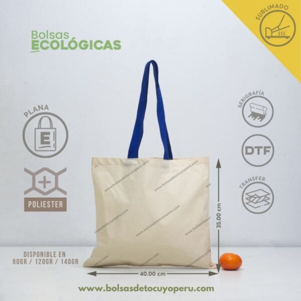 Bolsa de Tocuyo Plana para Sublimar de 35x40