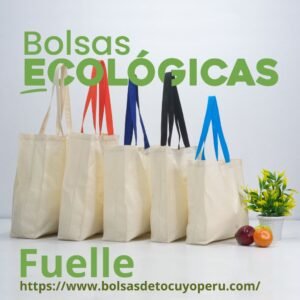 Bolsas de Tocuyo con Fuelle