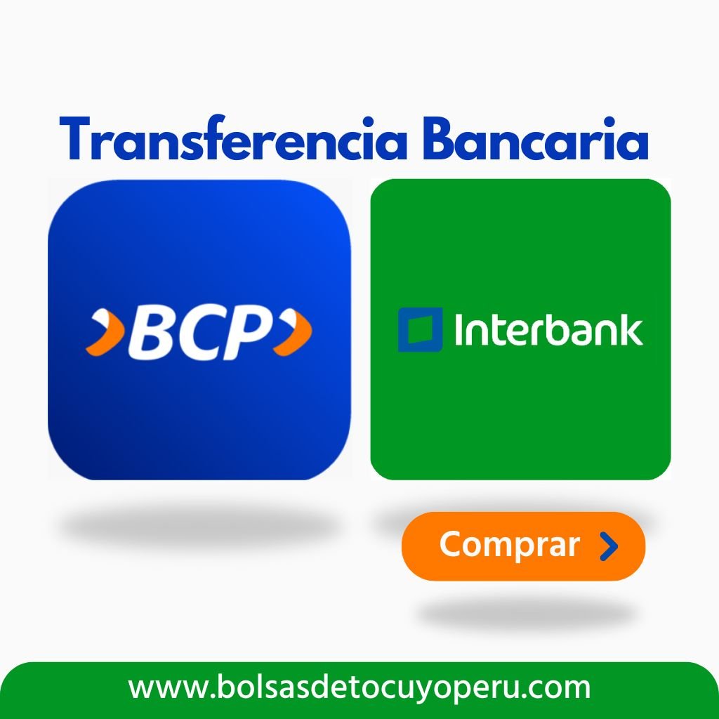 Compra tus bolsas ecológicas con Transferencias Interbancarias 